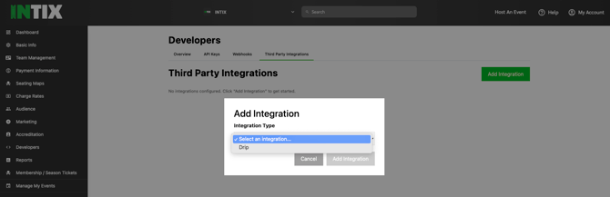 Add Integration