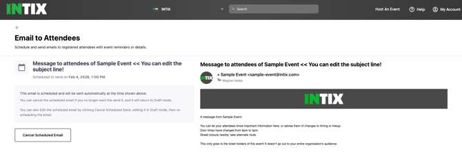 Email Attendees_Cancel Scheduled Send