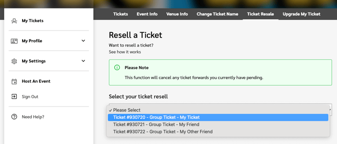 Resale - sell
