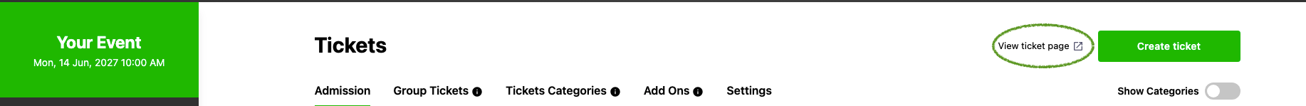 Preview Your Event in Draft Mode
