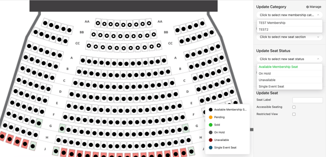 Seat Map_Update Category and Seat Status